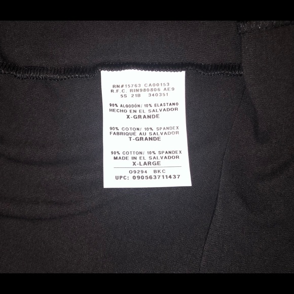 Hanes black leggings. - Picture 4 of 6